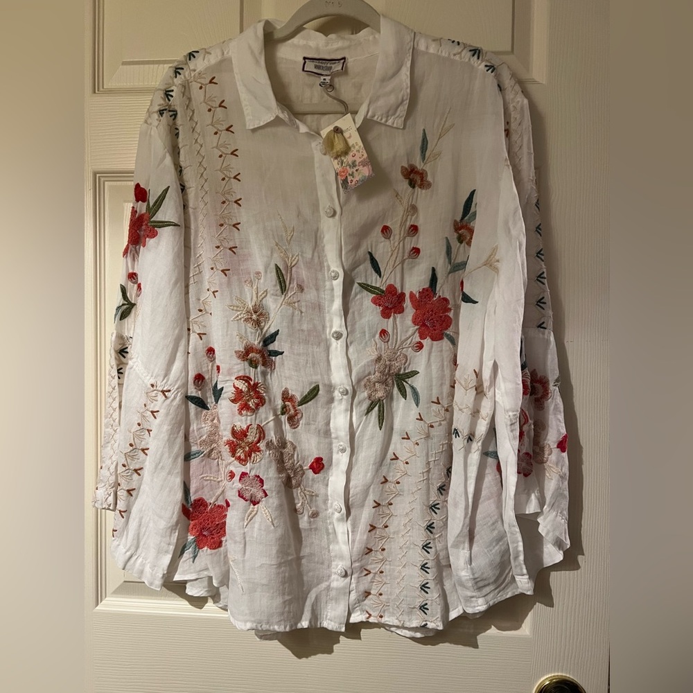 Johnny Was Cherri Shirt